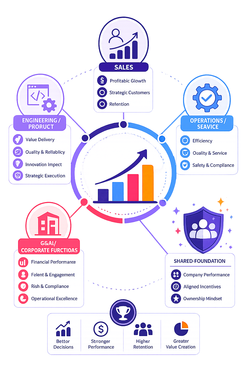 Article - Infographic - Linking Pay to Performance and Retention What Metrics Work by Function